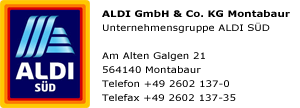 ALDI GmbH & Co. KG Montabaur